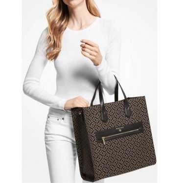 Michael Kors MK Logo Large Jacquard Tote Bag - Mo… - image 1