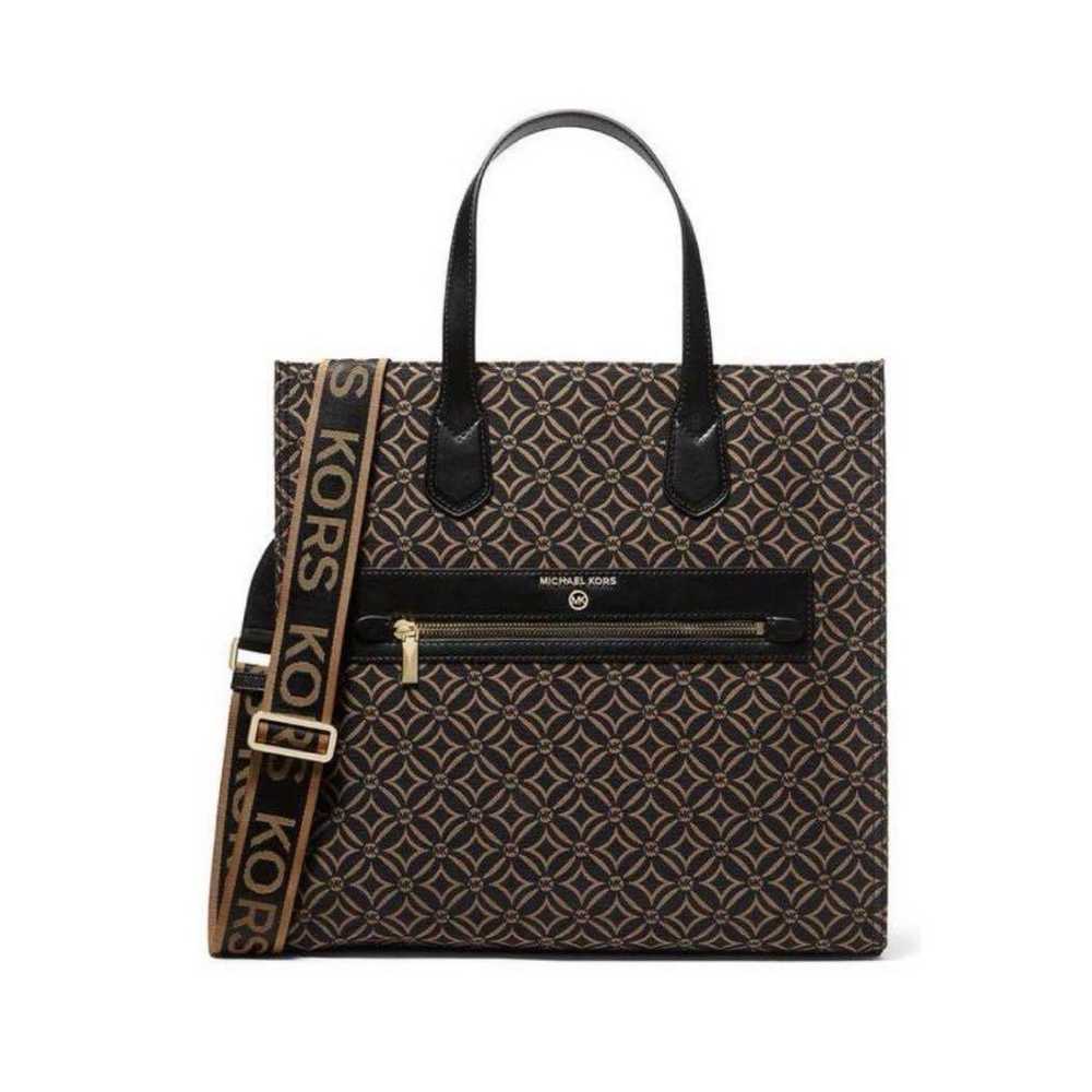 Michael Kors MK Logo Large Jacquard Tote Bag - Mo… - image 2