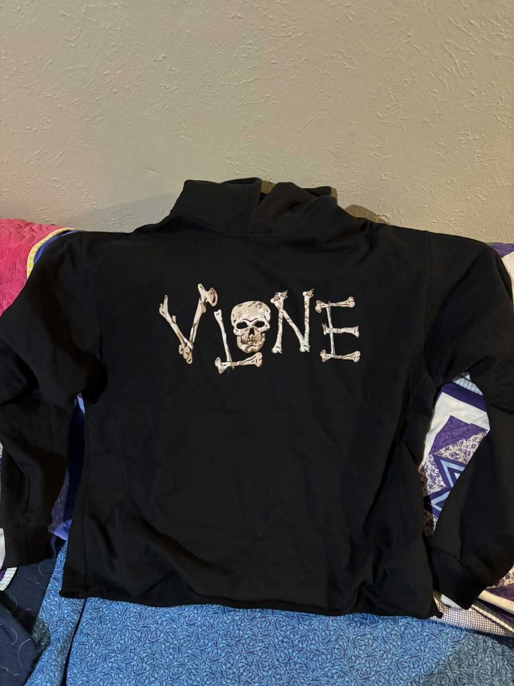 Vlone Blond Black Bones Hoodie - image 1