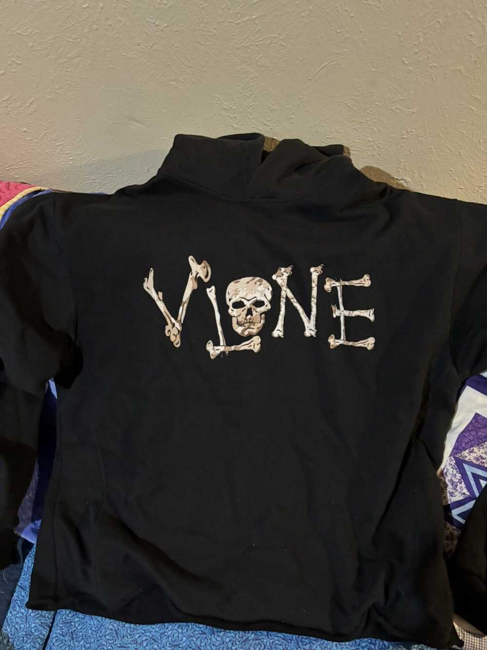 Vlone Blond Black Bones Hoodie - image 2