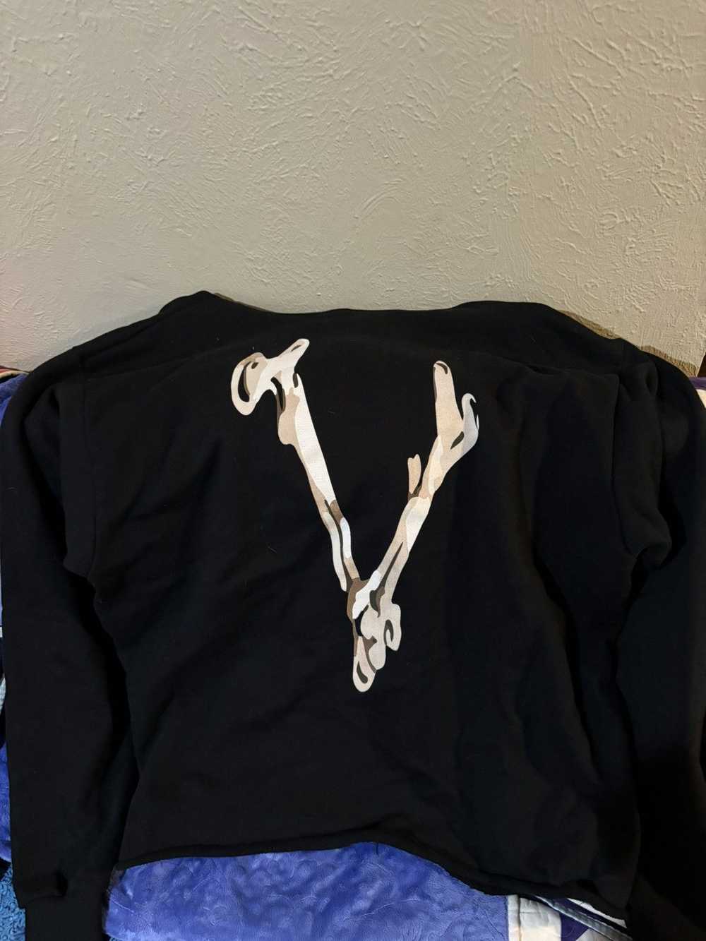 Vlone Blond Black Bones Hoodie - image 5