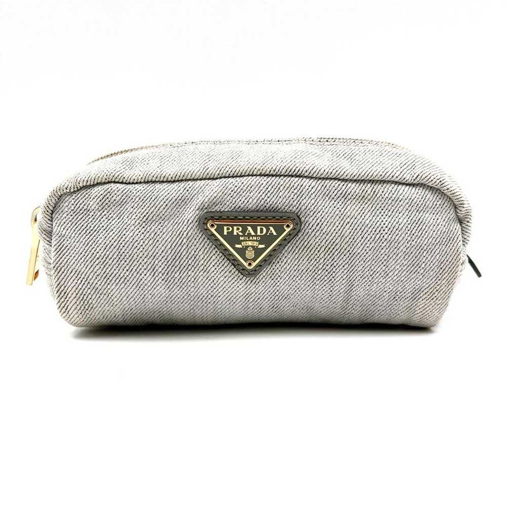 [Minami Tanaka Model] PRADA Pouch Triangular Logo… - image 2