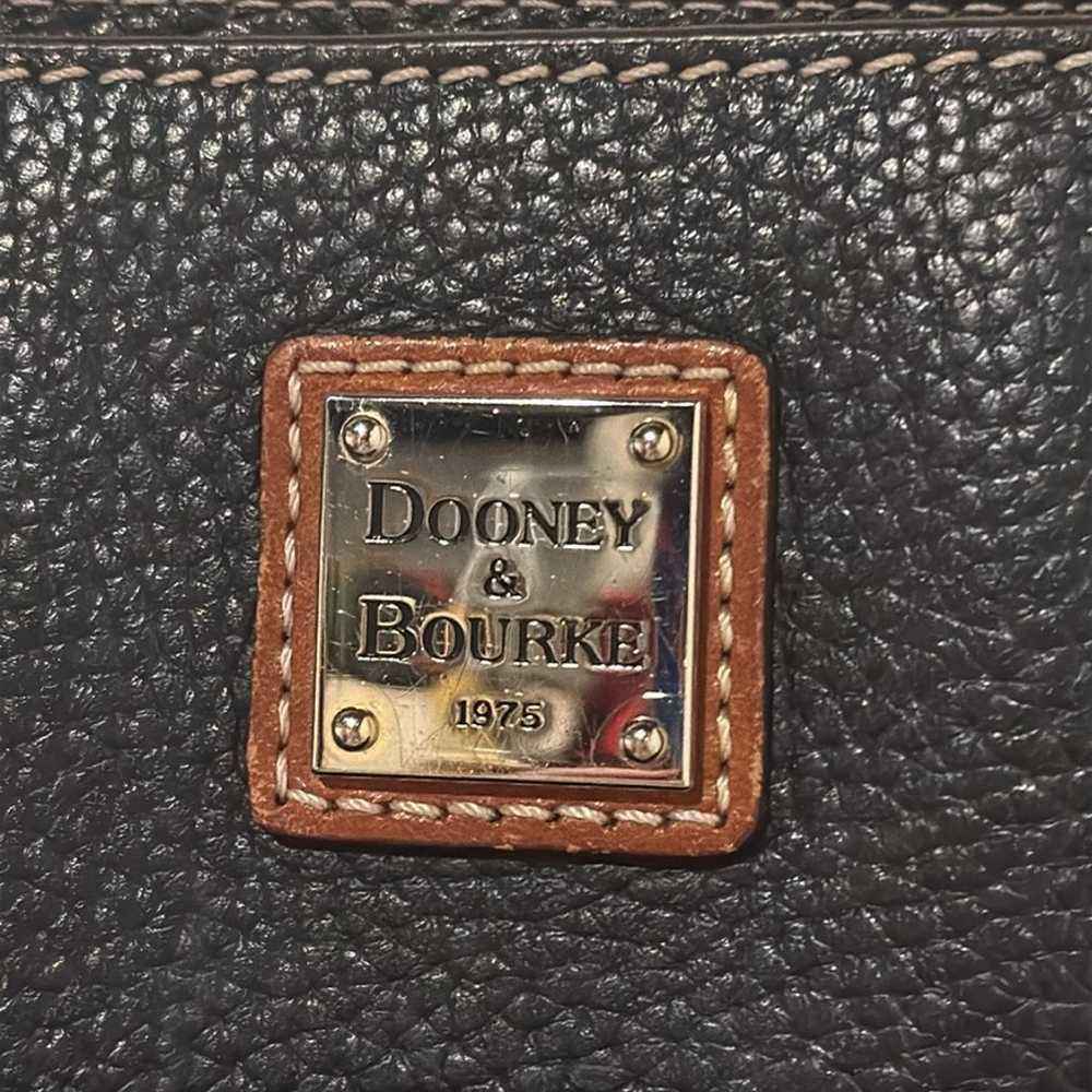 Vintage Gray & Brown Dooney & Bourke Pebble Lexin… - image 2