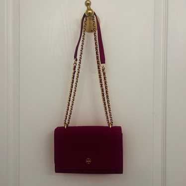 Tory Burch Burgundy Crossbody Bag