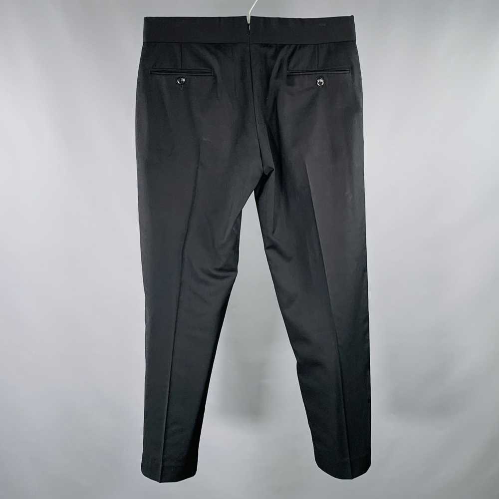 Armani Collezioni Black Flat Front Dress Pants - image 2