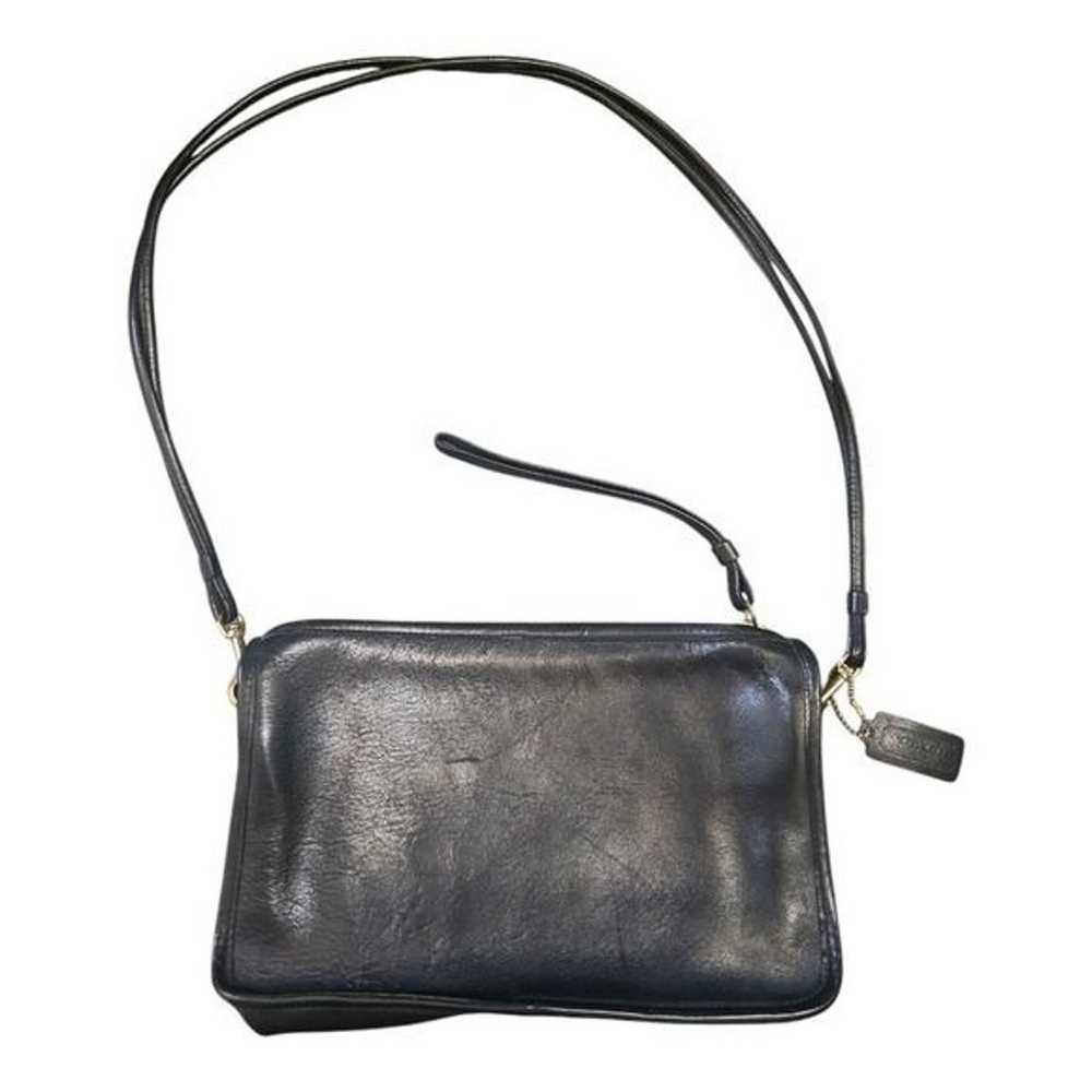 COACH Vintage Bonnie Cashin Navy Leather Bag - image 1