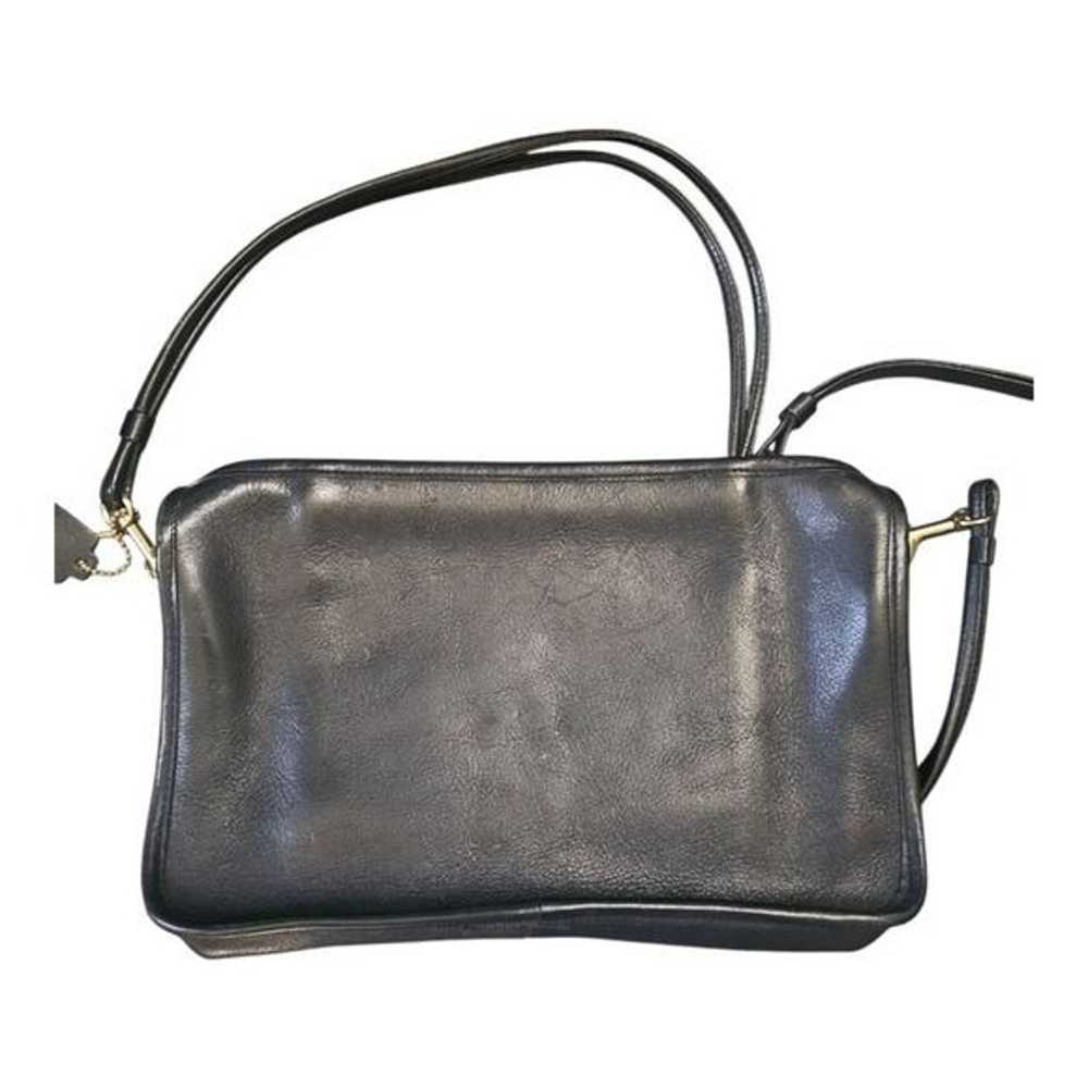 COACH Vintage Bonnie Cashin Navy Leather Bag - image 3