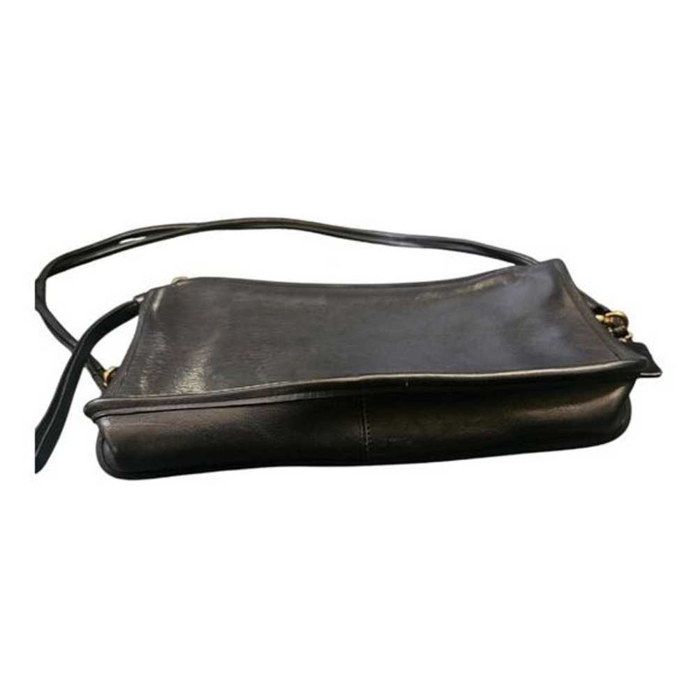 COACH Vintage Bonnie Cashin Navy Leather Bag - image 5