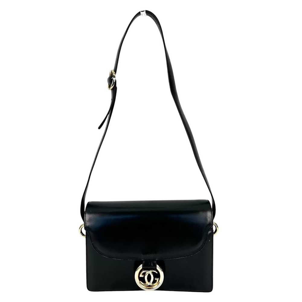 1970's Gucci Black Leather Handbag - image 9