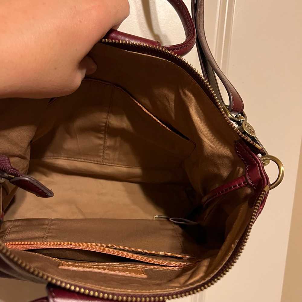 Sheila medium satchel Leather hobo international … - image 5