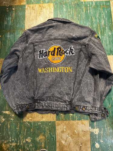 80’s HARD ROCK GUESS DENIM JACKET - image 1