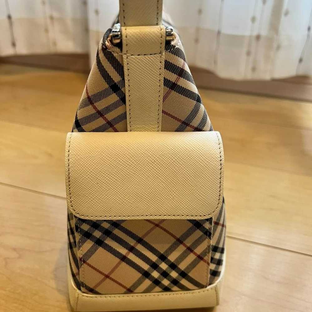 【BURBERRY】Nova Check ★ One Shoulder Handbag (Whit… - image 2