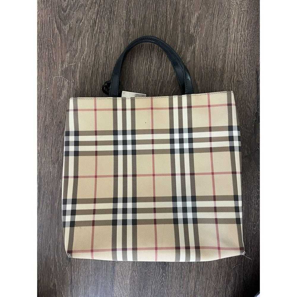 Burberry Handbag Nova Check Coated Canvas Satchel… - image 7