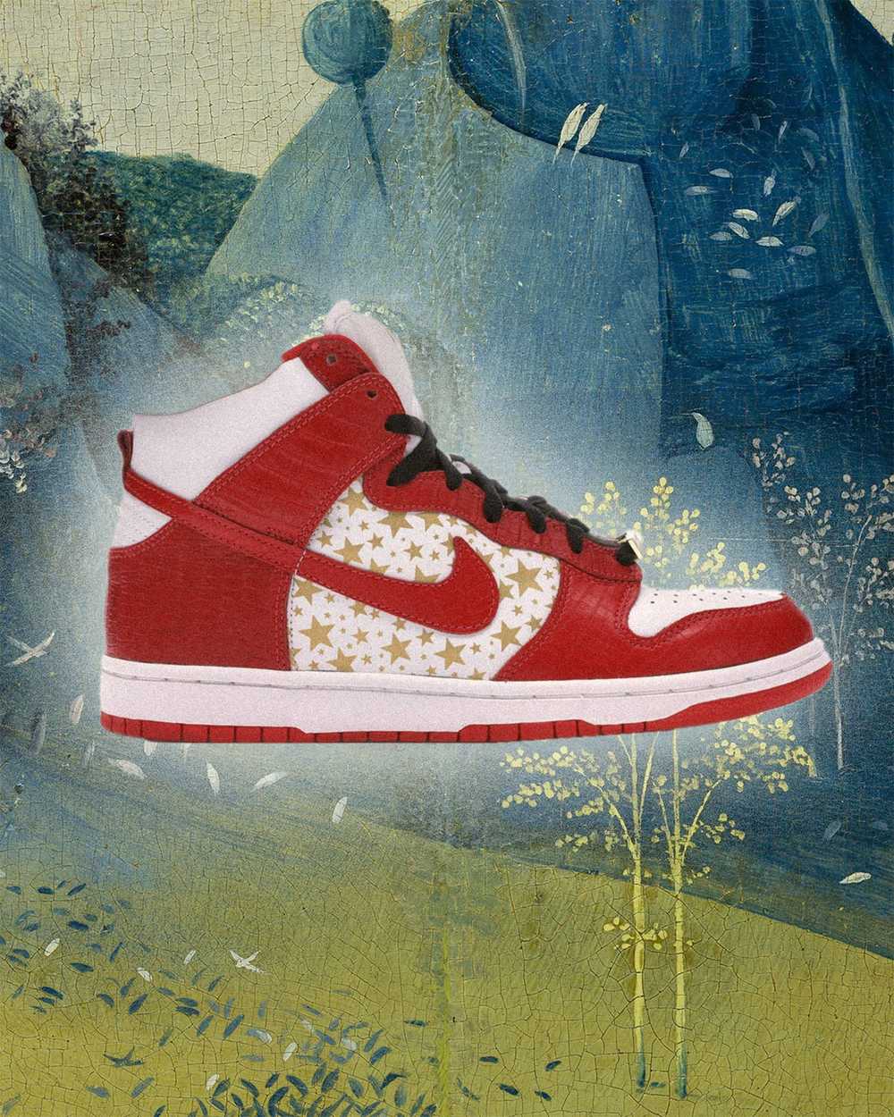 Nike × Supreme Supreme x Dunk High Pro SB Red 2003 - image 12