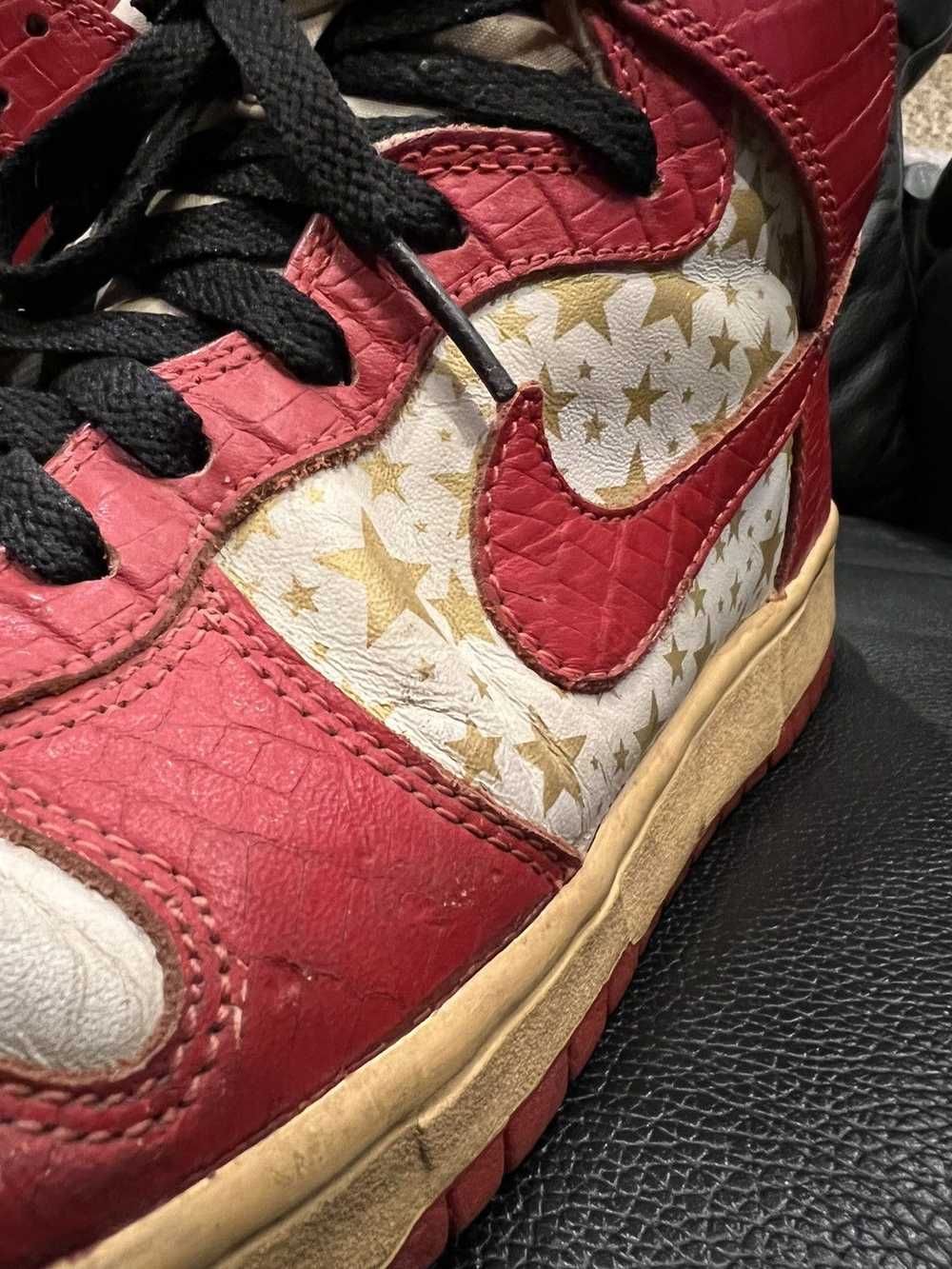 Nike × Supreme Supreme x Dunk High Pro SB Red 2003 - image 4