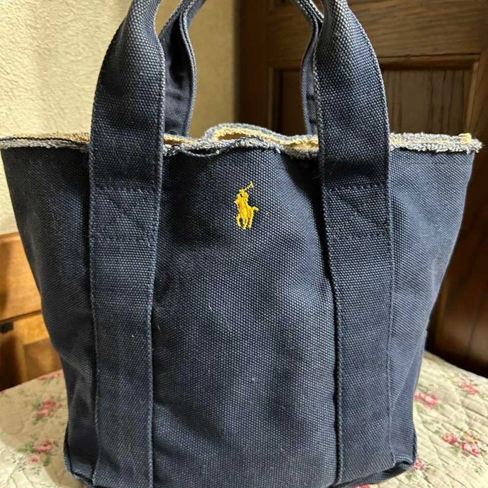 Ralph Lauren Navy Tote Bag - image 1