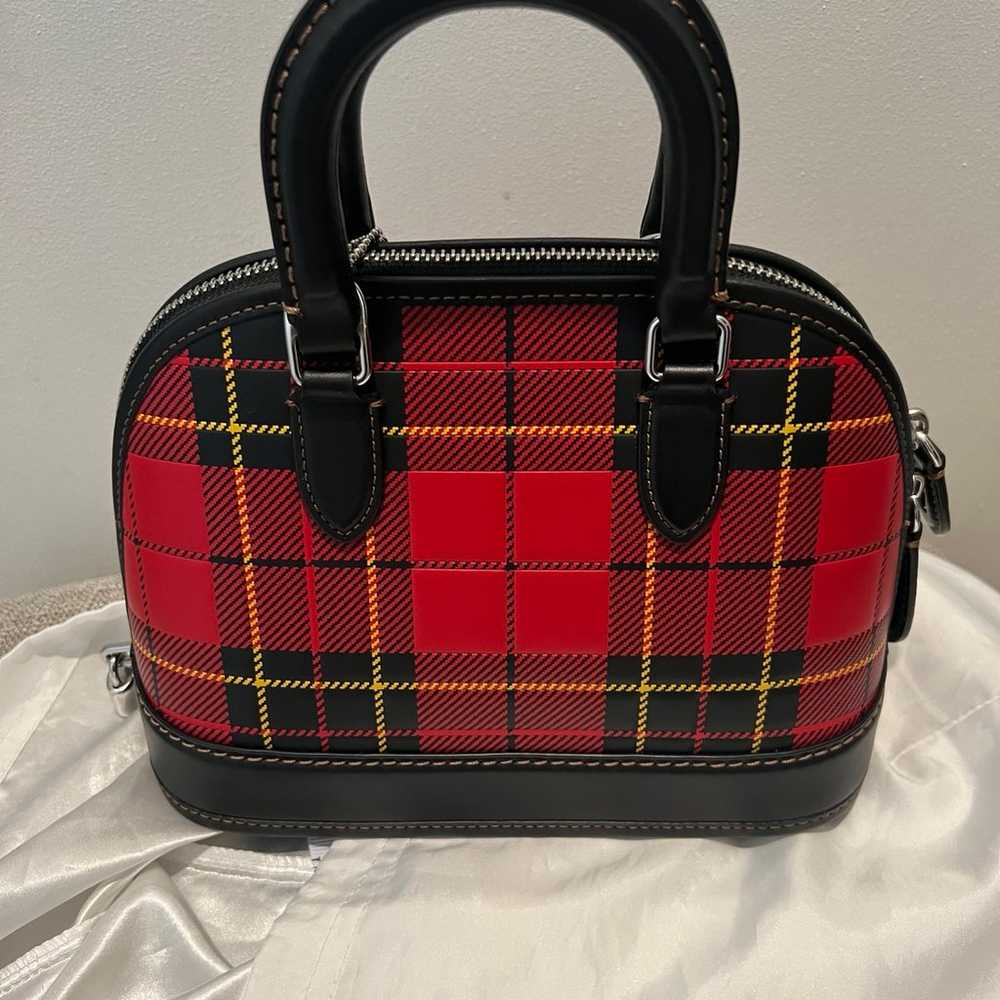 Coach Revel 24 in Red Plaid - image 3