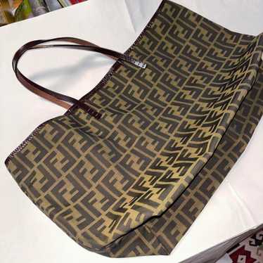 FENDI Zucchino Pattern Tote Bag