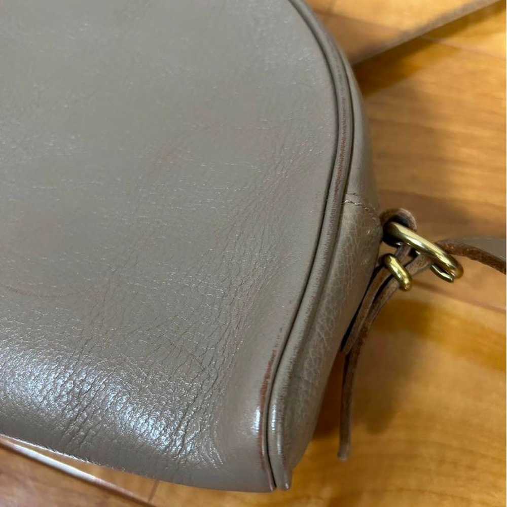 IL BISONTE Gray Leather Bag with Storage Bag - image 4