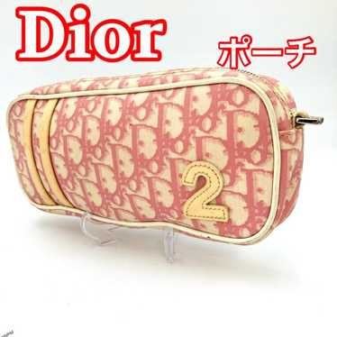 Christian Dior Dior Pouch Trotter Pink 1206