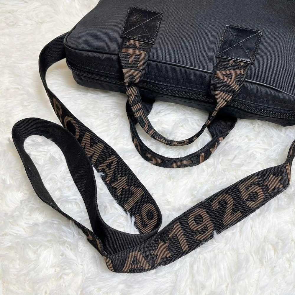 Rare FENDI Canvas 2-way Shoulder Bag Old - image 11