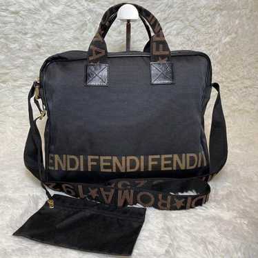 Rare FENDI Canvas 2-way Shoulder Bag Old - image 1