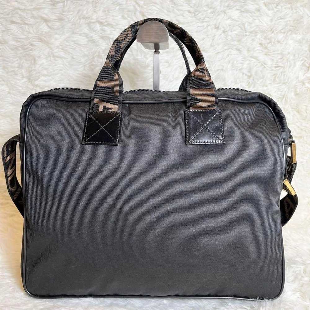 Rare FENDI Canvas 2-way Shoulder Bag Old - image 5