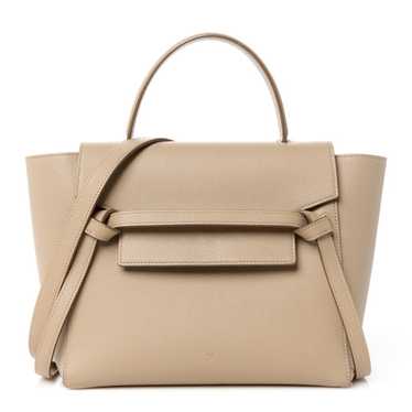 CELINE Baby Grained Calfskin Micro Belt Bag Light… - image 1