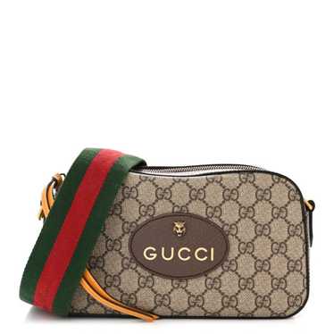 GUCCI GG Supreme Monogram Web Neo Vintage Shoulde… - image 1