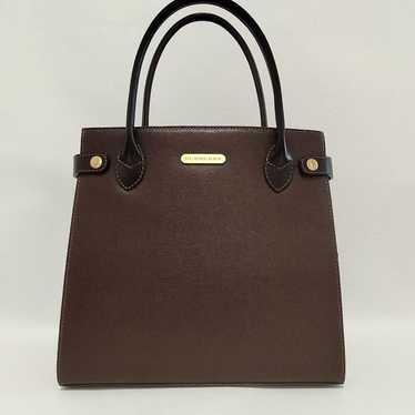 【Great condition】BURBERRY Nova Check Leather Tote… - image 1