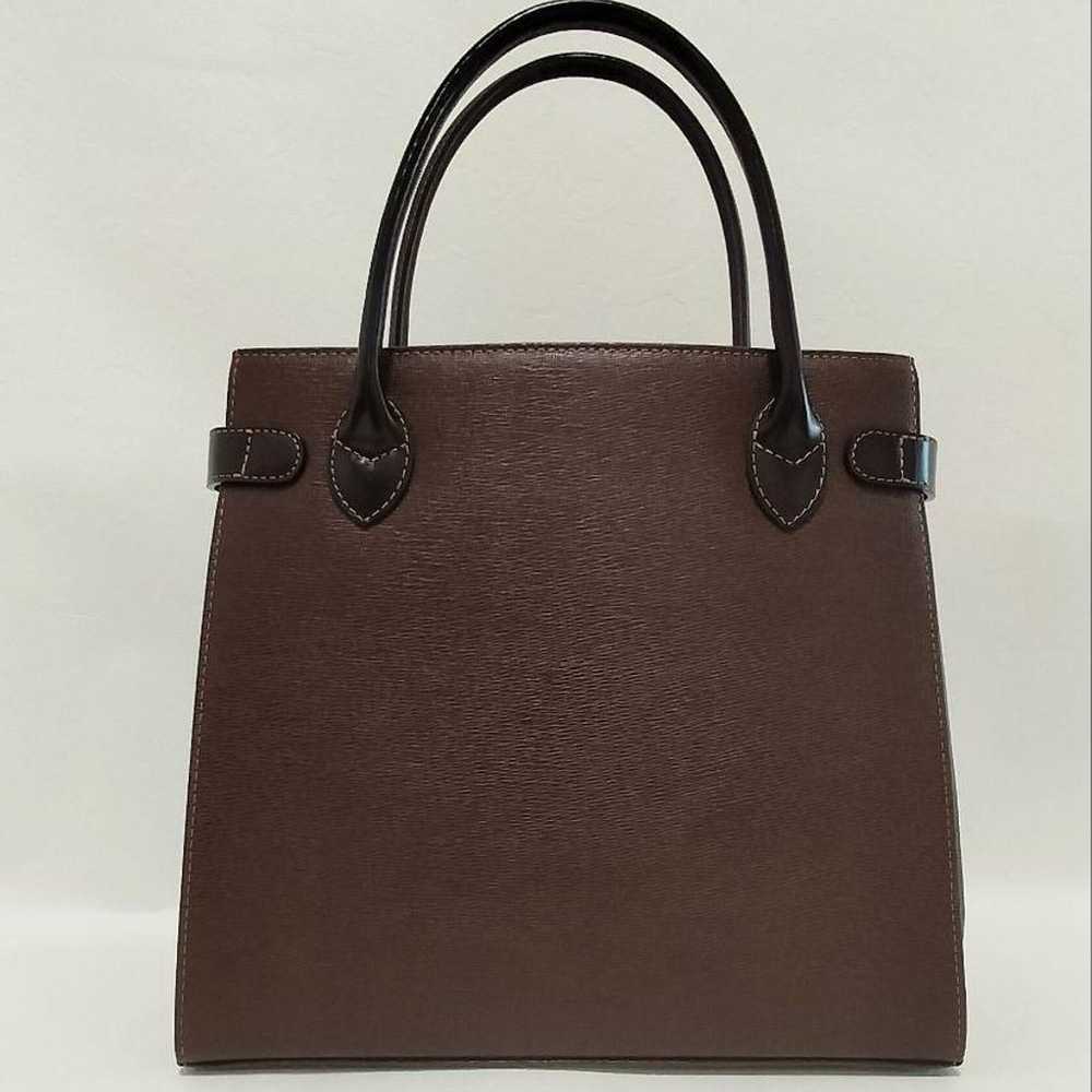 【Great condition】BURBERRY Nova Check Leather Tote… - image 2