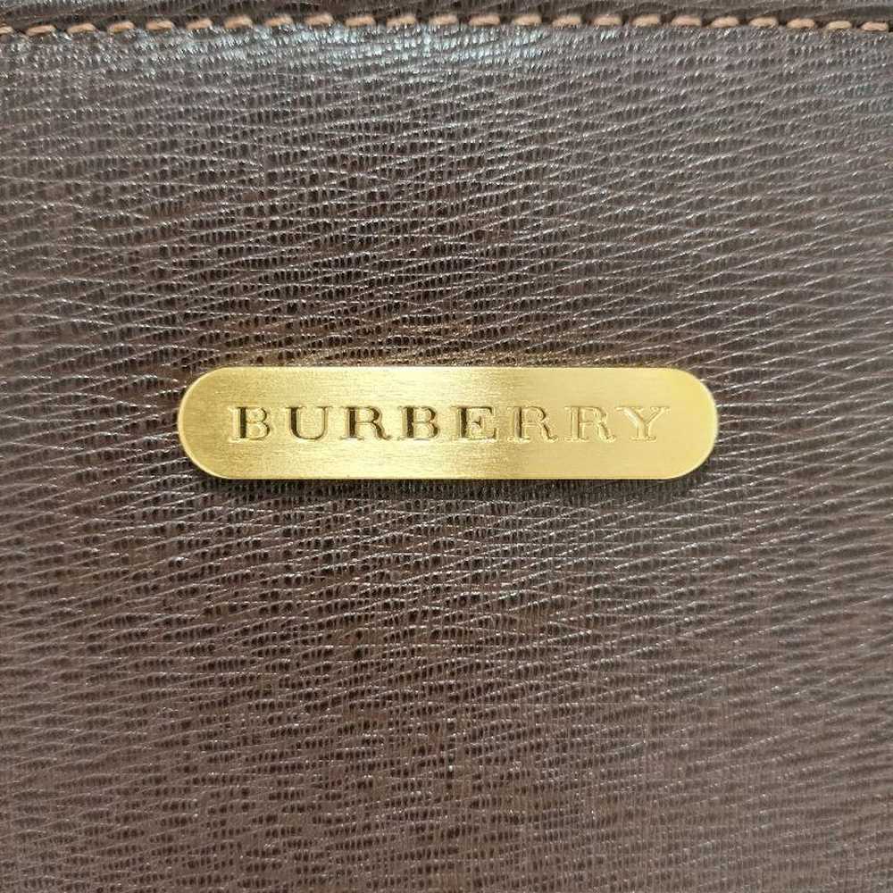 【Great condition】BURBERRY Nova Check Leather Tote… - image 6