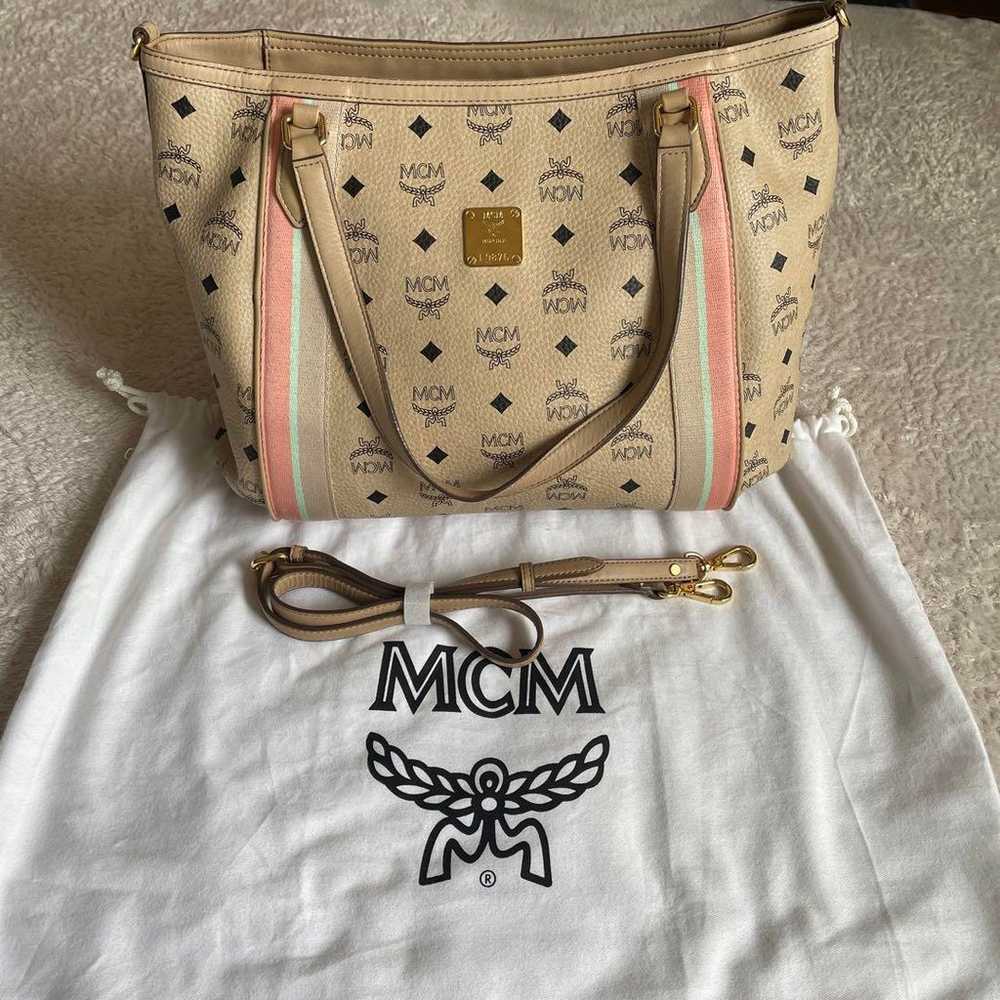 MCM Tote Bag with Shoulder Strap - image 1