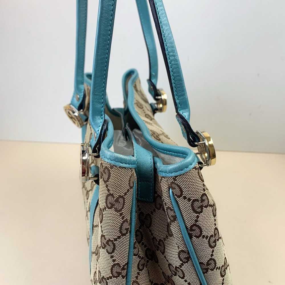 GUCCI Cloth Tote Shoulder Bag - image 10