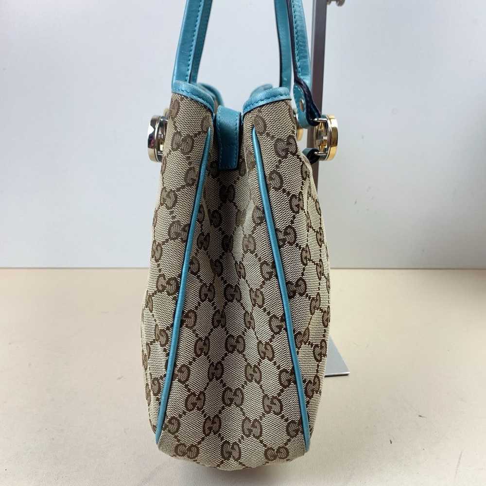 GUCCI Cloth Tote Shoulder Bag - image 7