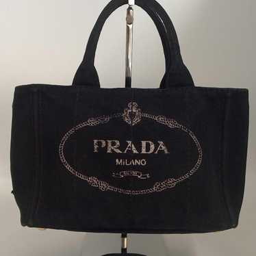 AJP10 Prada Canapa PM 2way Bag Handbag with Strap