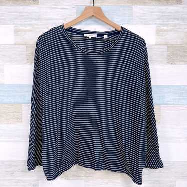 Vince Vince Relaxed Dolman Sleeve Tee Navy White P