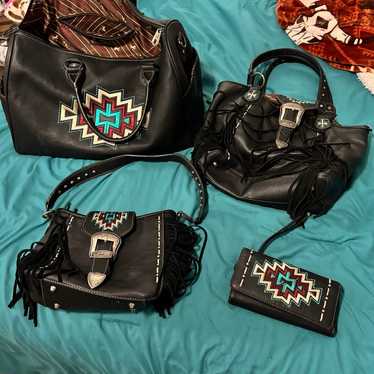 Western Real Leather Montana West Set