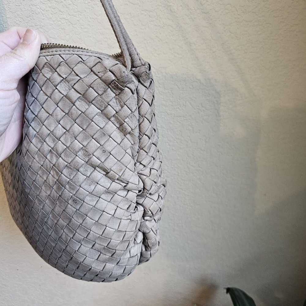 Vintage Bottega Veneta SMALL WOVEN LEATHER INTREC… - image 8