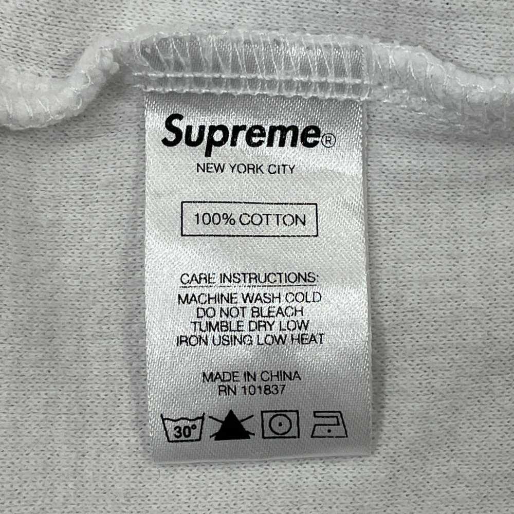 Supreme/T-Shirt/M/Cotton/WHT/NY - image 3