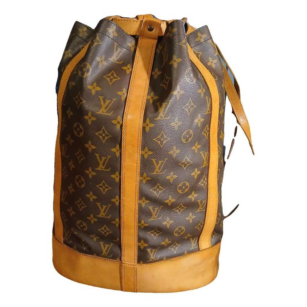 Louis Vuitton Randonnée leather backpack - image 1