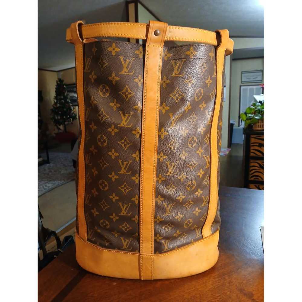 Louis Vuitton Randonnée leather backpack - image 3