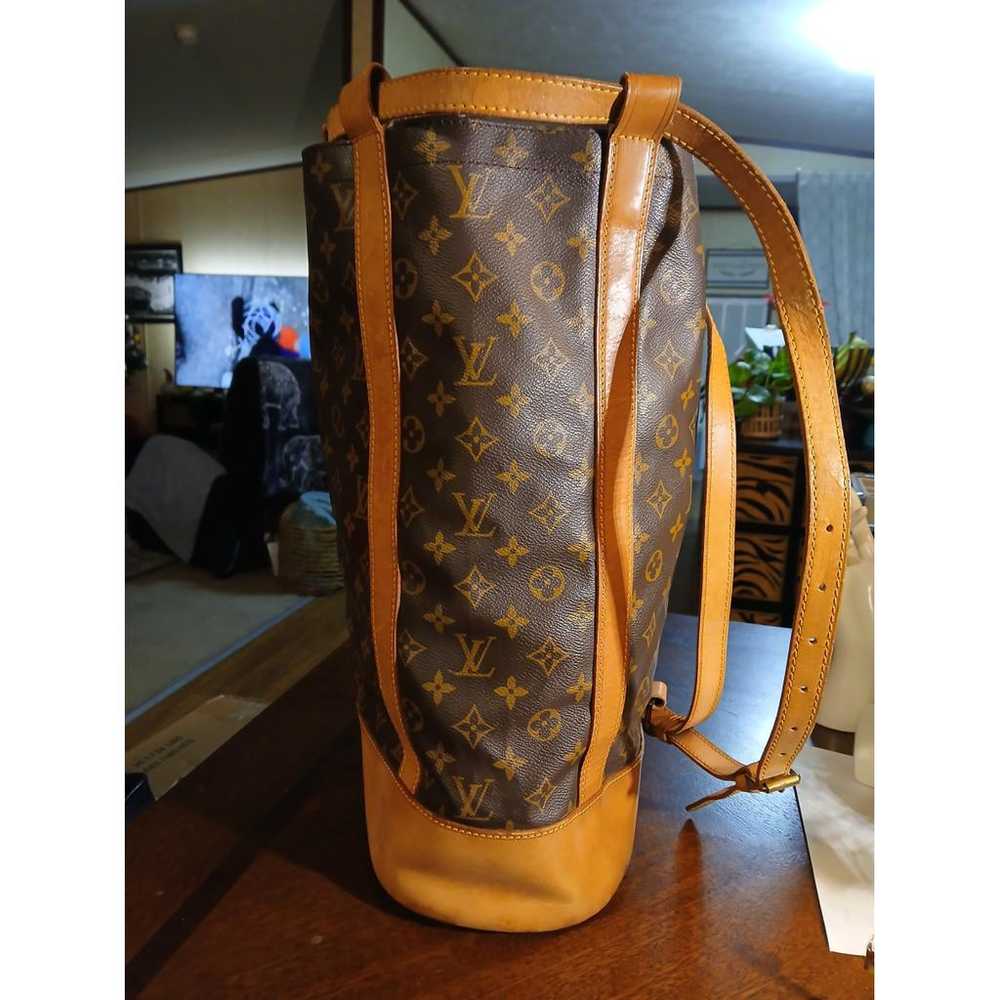 Louis Vuitton Randonnée leather backpack - image 5