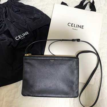 Celine Trio Shoulder Bag Large 3 Compartments Poch