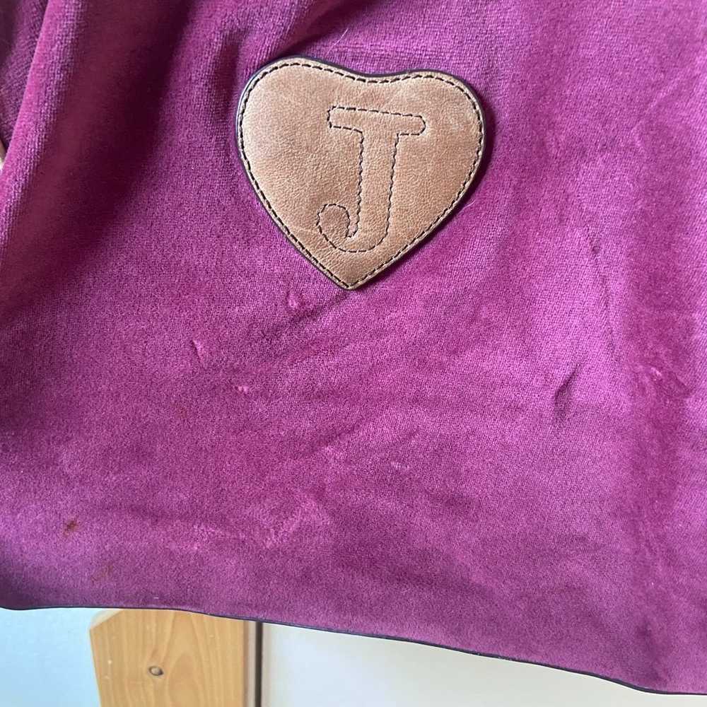 Rare Vintage Juicy Couture Bag Purse velvet pink … - image 11