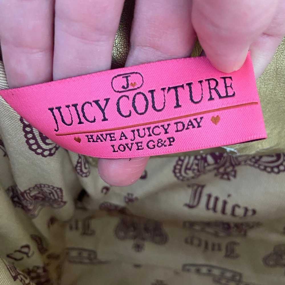 Rare Vintage Juicy Couture Bag Purse velvet pink … - image 7