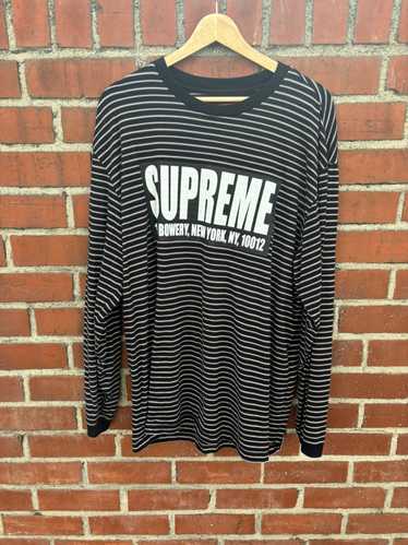 Supreme Supreme NY striped tee