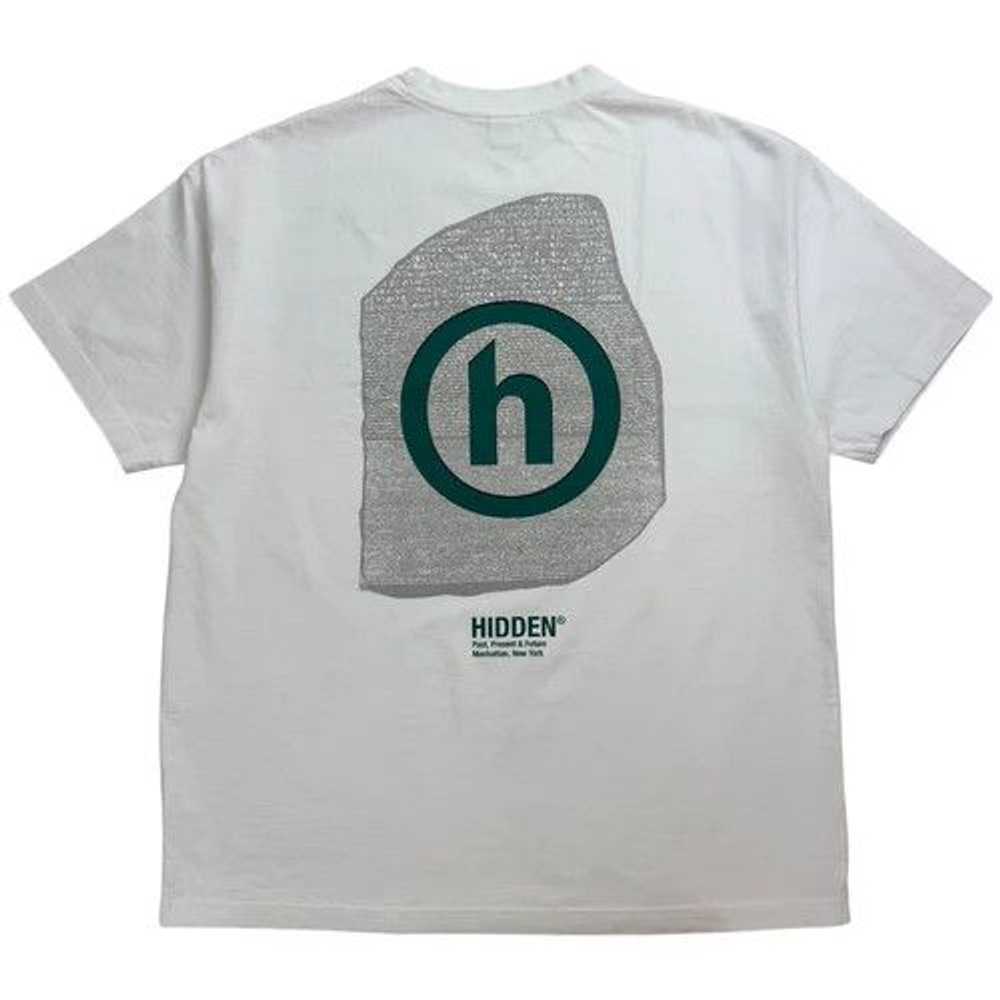 HIDDEN Hidden NY Lost Tablet 3M Print Tee White - image 2