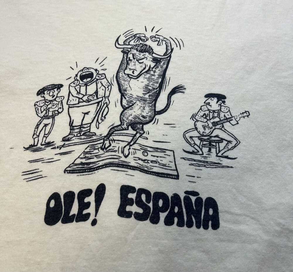 Vintage Vintage 1970’s ‘Ole España’ Ringer T shirt - image 3