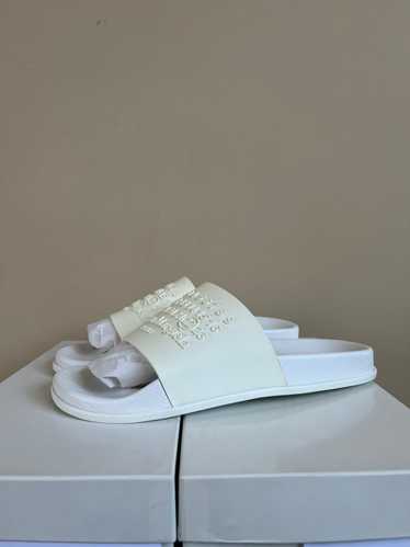 Maison Margiela Logo Slippers in White